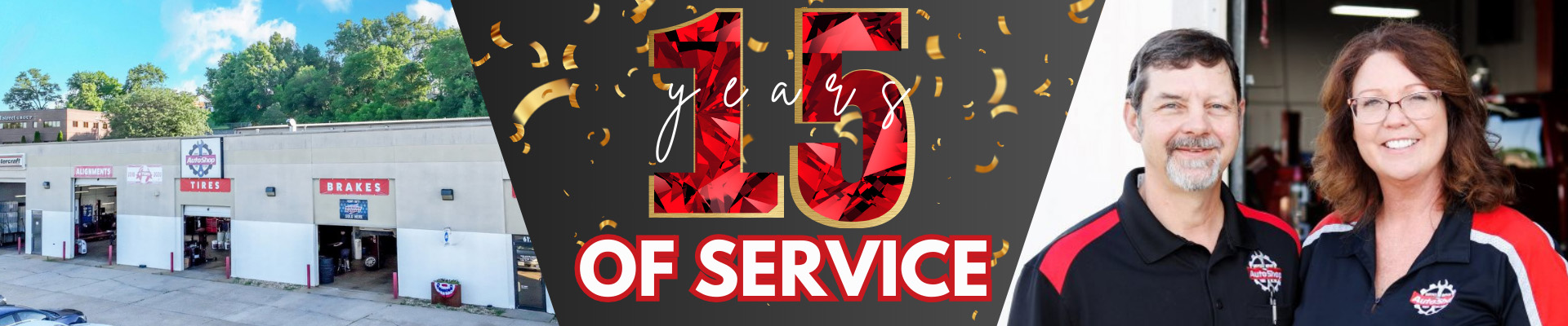 15 Years of Service | The Auto Shop